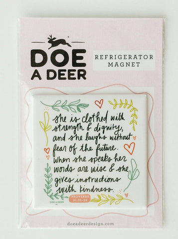 Proverbs 31 Refrigerator Magnet