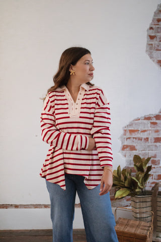 Clara Striped Long Sleeve Shirt
