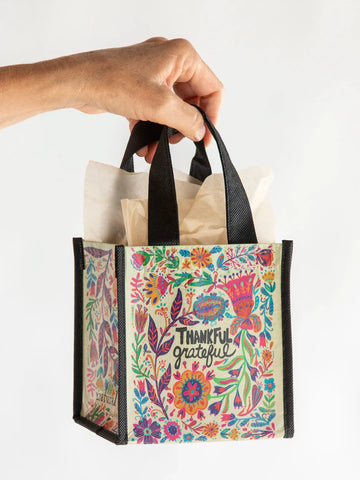 Thankful Grateful Small Happy Bag