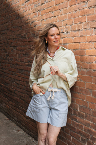 Hunter Oversized Button Down Top