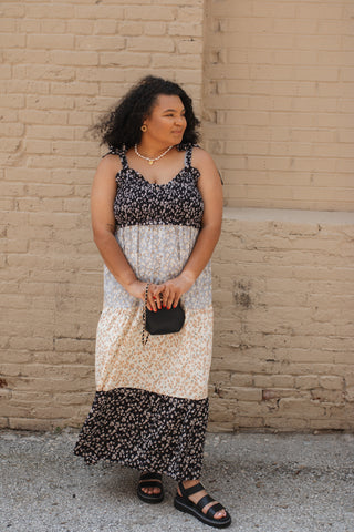 Maverick Mixed Floral Midi Dress