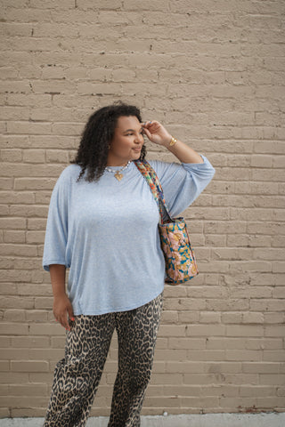 Evie Oversized Washed Knit Top