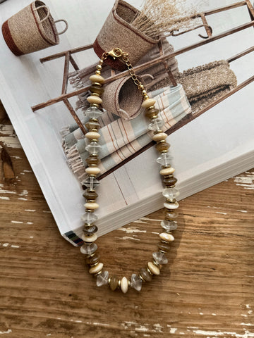 Mimi Cream Pop Beaded Necklace