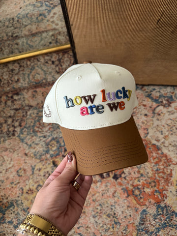How Lucky Are We Trucker Hat