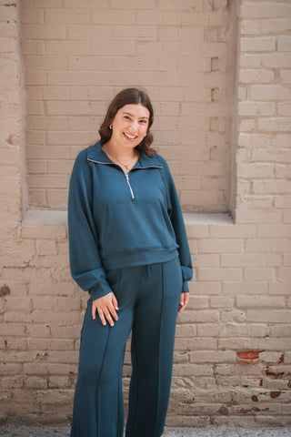 Riley Quarter Zip Pullover Sweatshirt