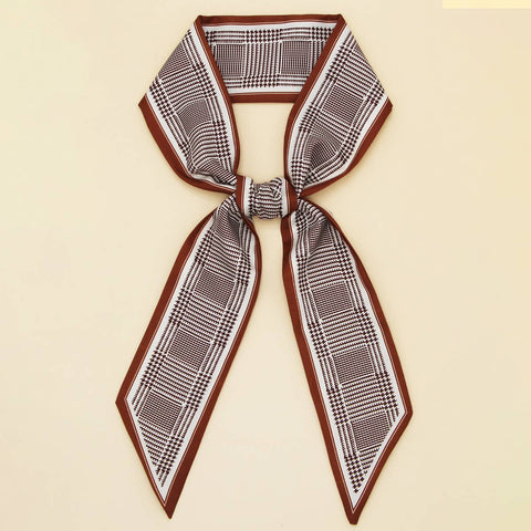 Classic Twilly Scarf | Houndstooth