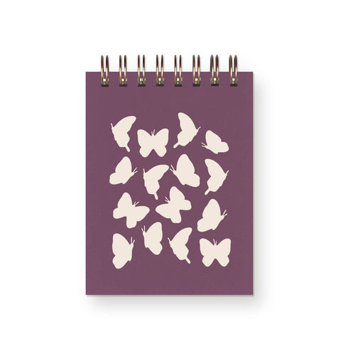 Butterfly Pattern Mini Jotter Notebook