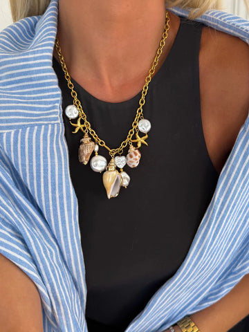 Mila Shell Charm Necklace