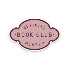 Official Book Club Member Sticker