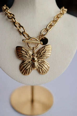 Mary Butterfly Necklace