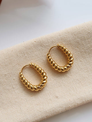 Nora Twisted Hoop Earrings