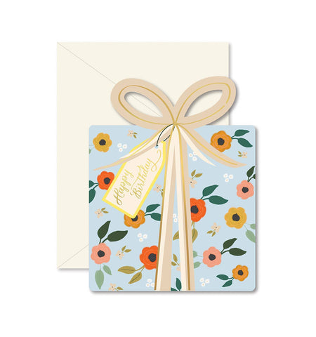 Floral Birthday Gift Greeting Card