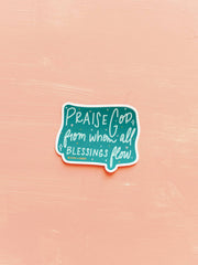 Praise God From Whom All Blessings Flow Doxology Sticker