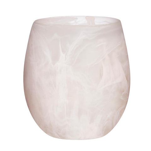 Blush Resin Stemless Wine Glass