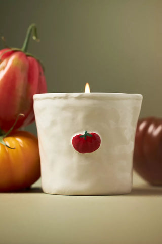Bistro Heirloom Tomato Icon Ceramic Candle