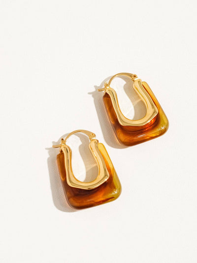 Talia Non-Tarnish U-Shaped Hoop Earring