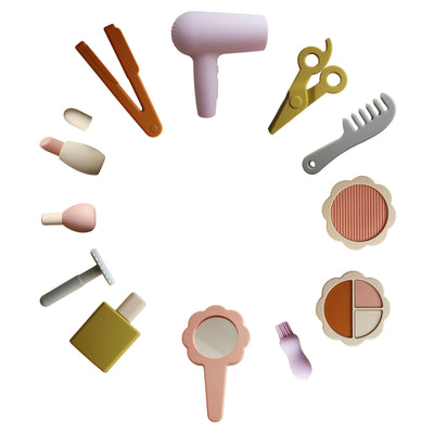 Silicone Hair + Makeup Play Set