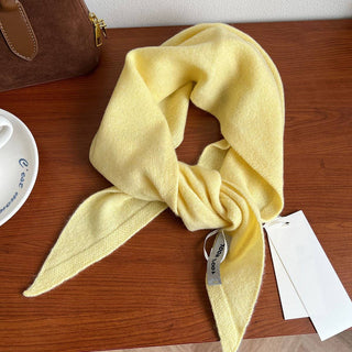 Maya Wool Triangle Scarf 43"
