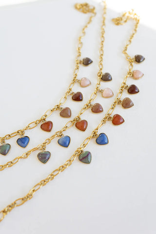 Stella Heart Charm Necklace