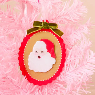 Acrylic Retro Santa Ornament