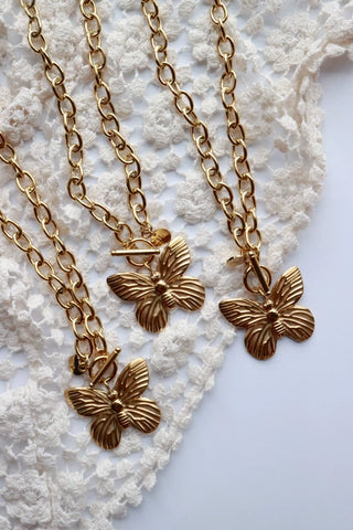 Mary Butterfly Necklace