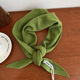 Maya Wool Triangle Scarf 43"