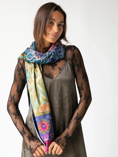 Floral Cozy Blanket Scarf