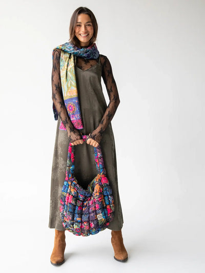 Floral Cozy Blanket Scarf