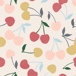 Sweet Cherries Bamboo Zip Romper