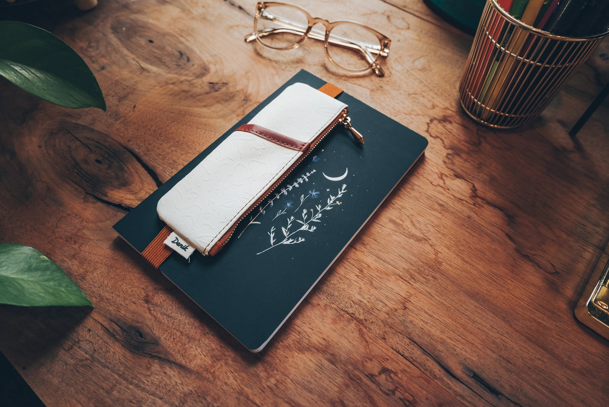 Golden Hour Embossed Notebook Pouch