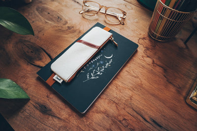 Golden Hour Embossed Notebook Pouch