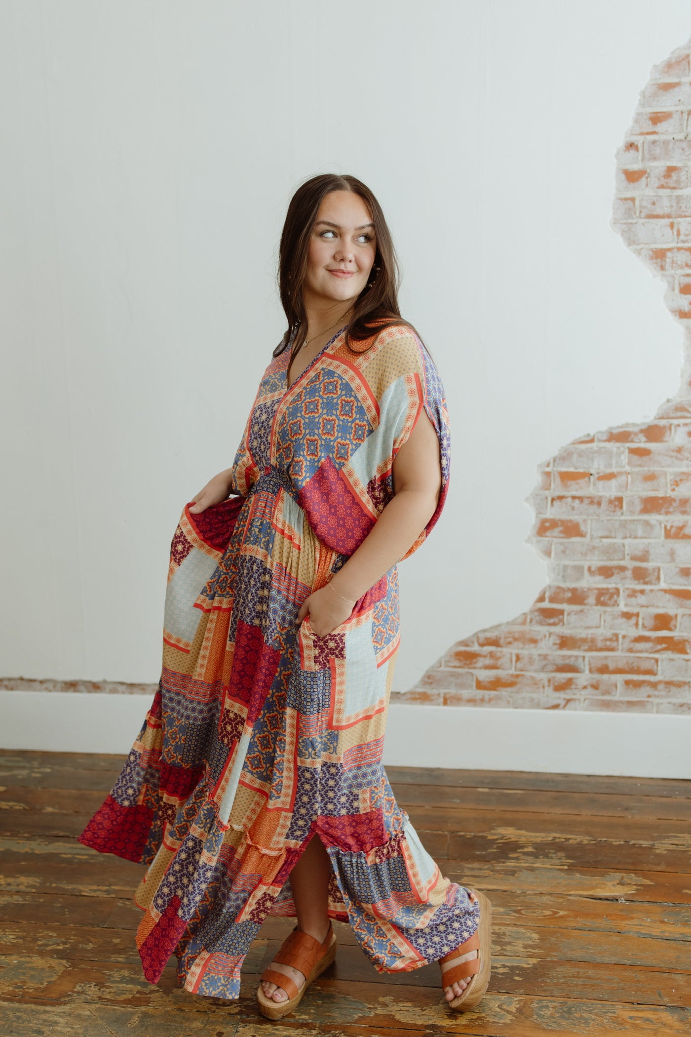 Blown Away Patch Dress