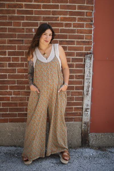 Cecilia Floral Jersey Jumpsuit