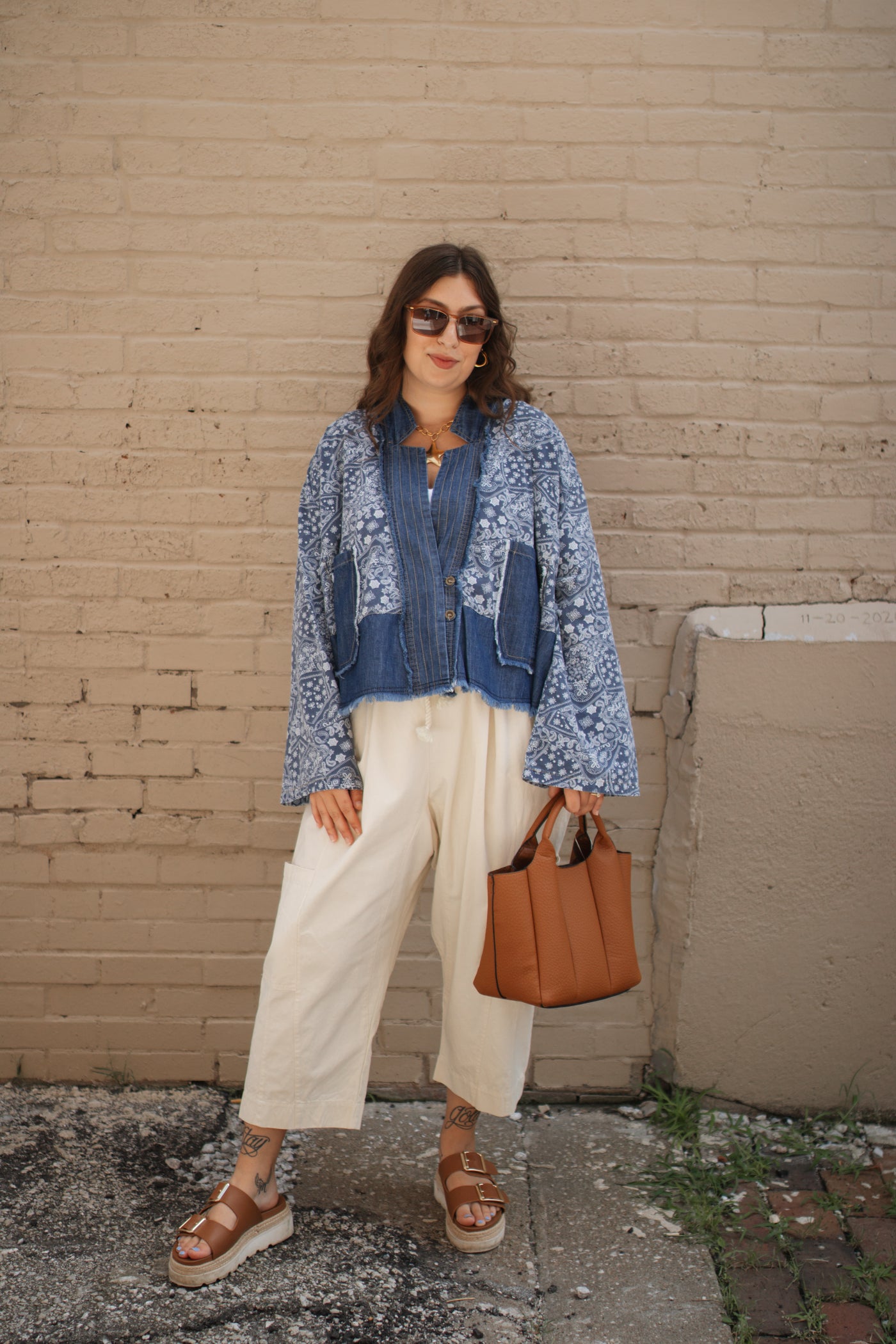 Darby Paisley Denim Shirt