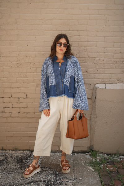 Darby Paisley Denim Shirt