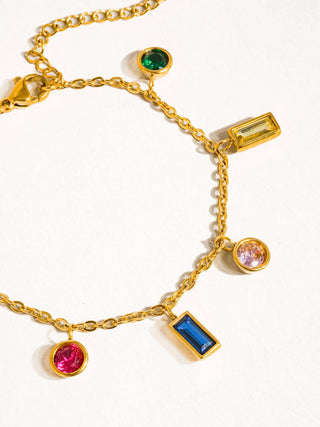 Sydney Multi-Cut Crystal Drop Bracelet