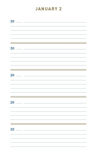 One Line A Day Journal
