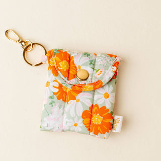 Puffy Earbud Case Keychain
