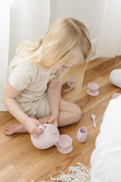 Silicone Tea Play Set | Pink