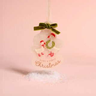 Acrylic Baby's First Christmas Ornament