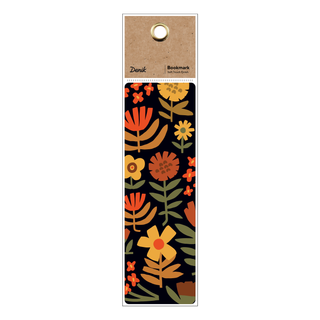 Chunky Flowers Bookmark