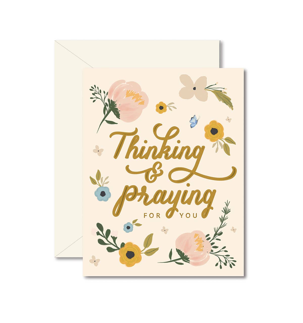 Thinking + Praying For You Sympathy Card