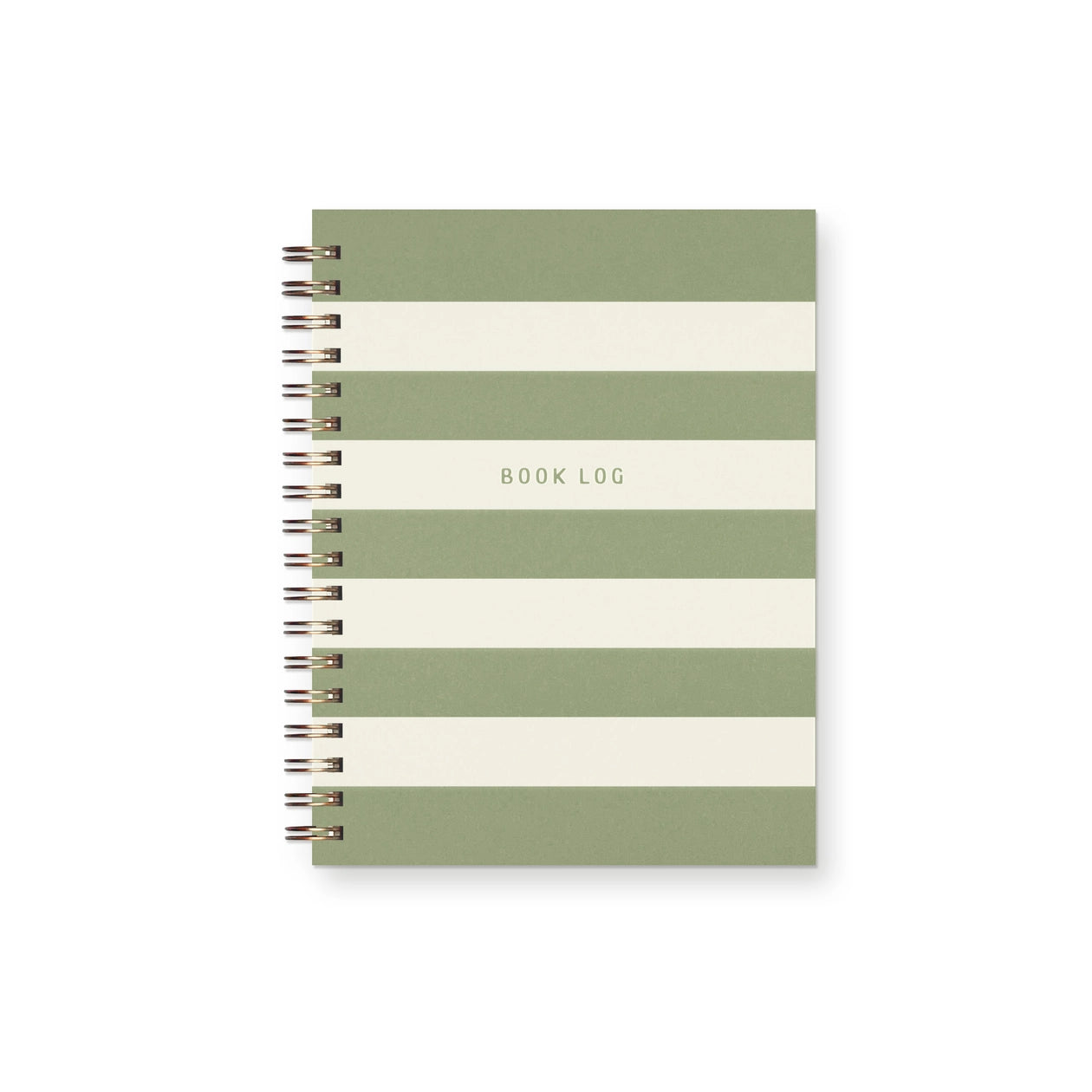 Striped Book Log Journal