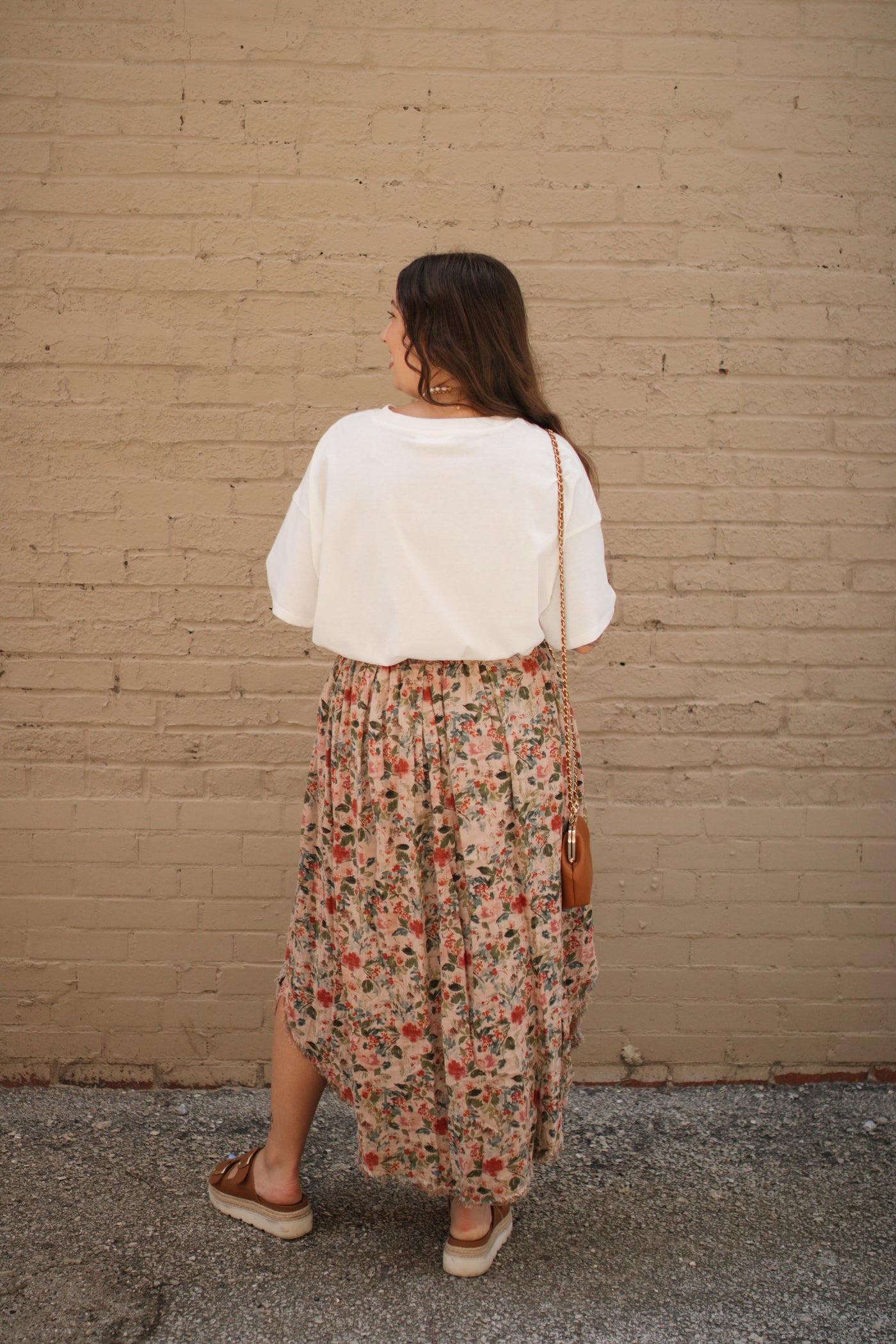 Lydia Floral Reversible Midi Skirt