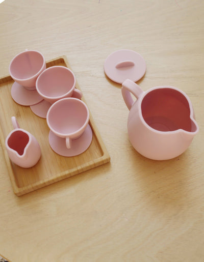 Silicone Tea Play Set | Pink