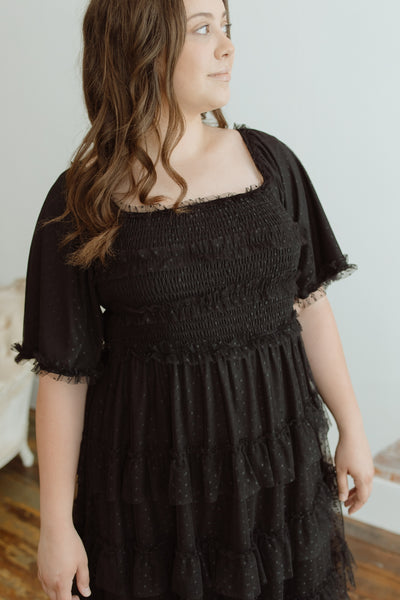 Tulle + Tiered Midi
