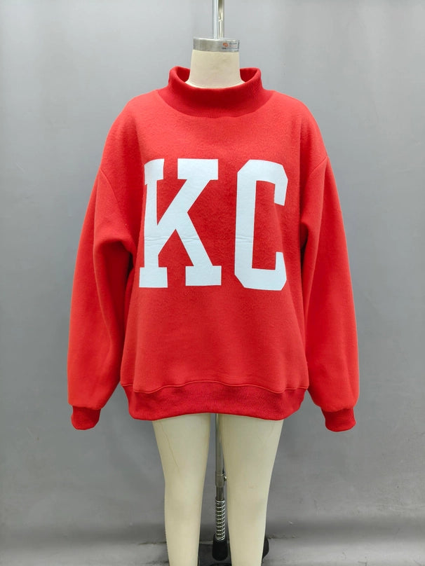 *PRE-ORDER* Kansas City Reversible Mock Neck Crewneck