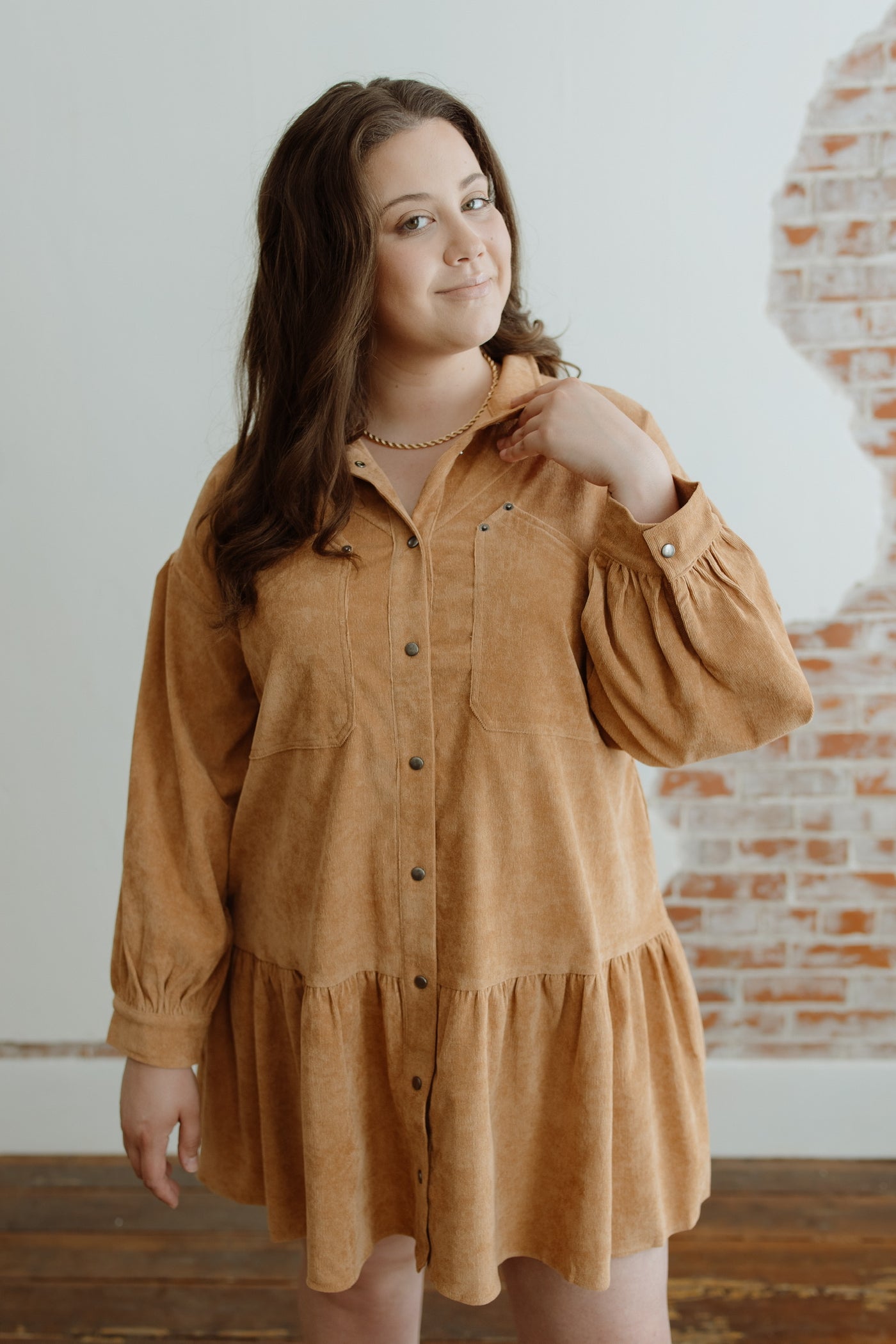 No Excuses Cord Dress