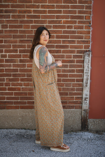Cecilia Floral Jersey Jumpsuit