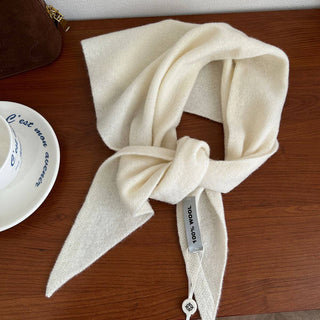 Maya Wool Triangle Scarf 43"